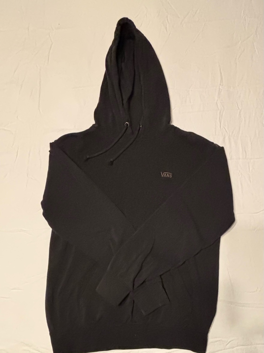 Vans Black Hooded Pullover with Subtle Logo